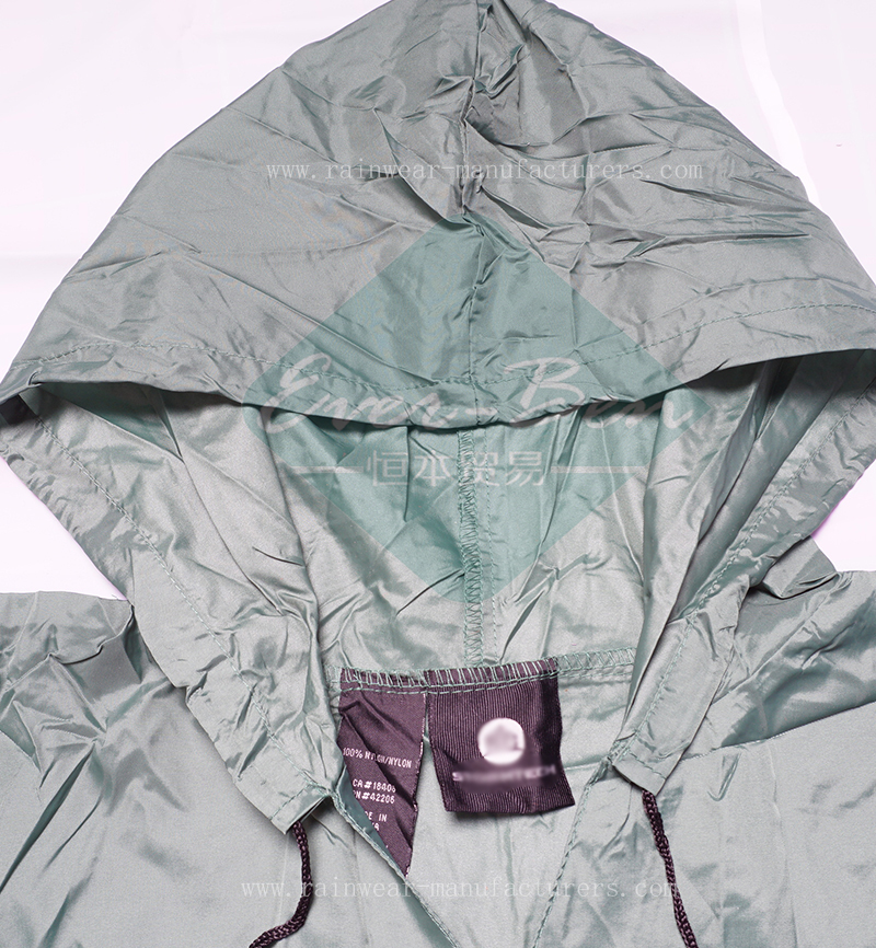 waterproof rain poncho hood